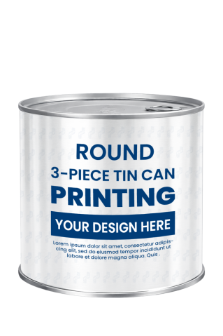 Hộp Thiếc In Đựng Sữa Bột 700gr D502 (Φ127x131)